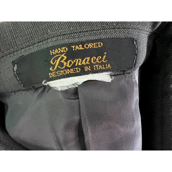 Blazer 5 button vintage 1980s gray Italian made - Picture 7 of 11